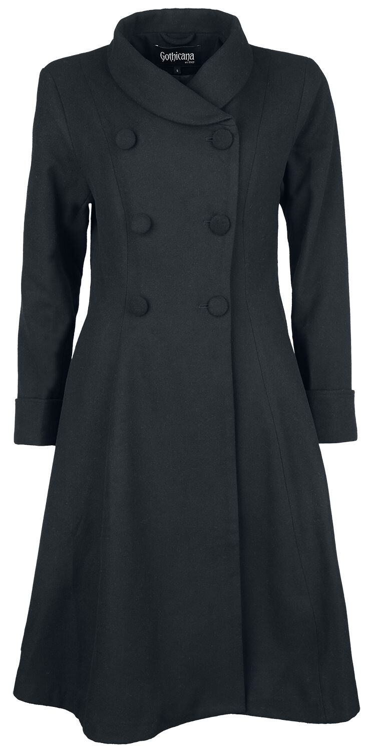 4068143102643 - Ophelia Coat Mantel schwarz in S