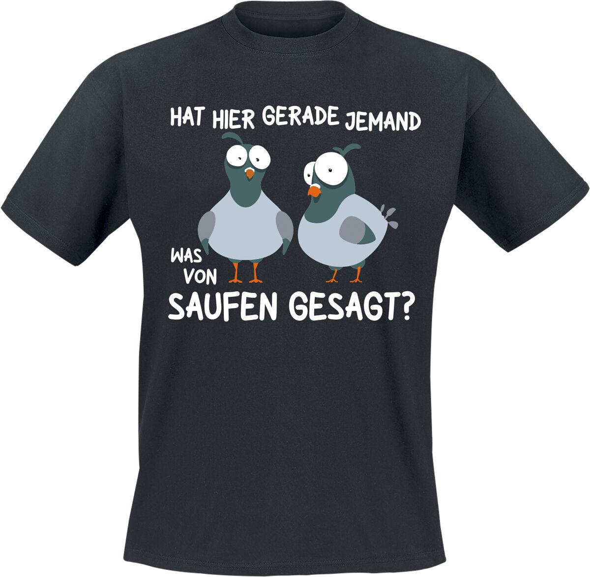 4068143105743 - Hat hier gerade jemand was von Saufen gesagt? T-Shirt schwarz in L