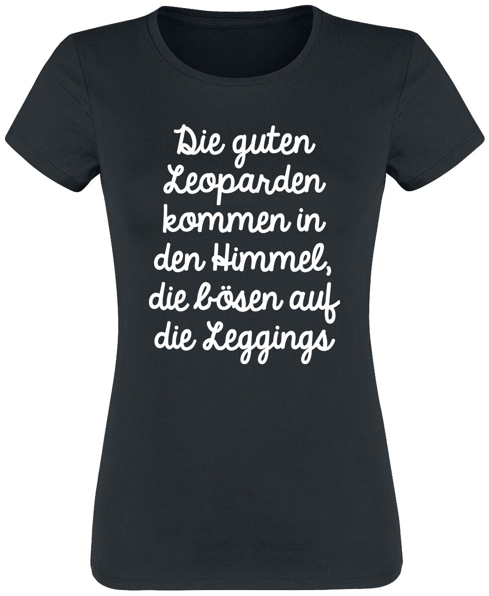 4068143106955 - Leoparden T-Shirt schwarz in S