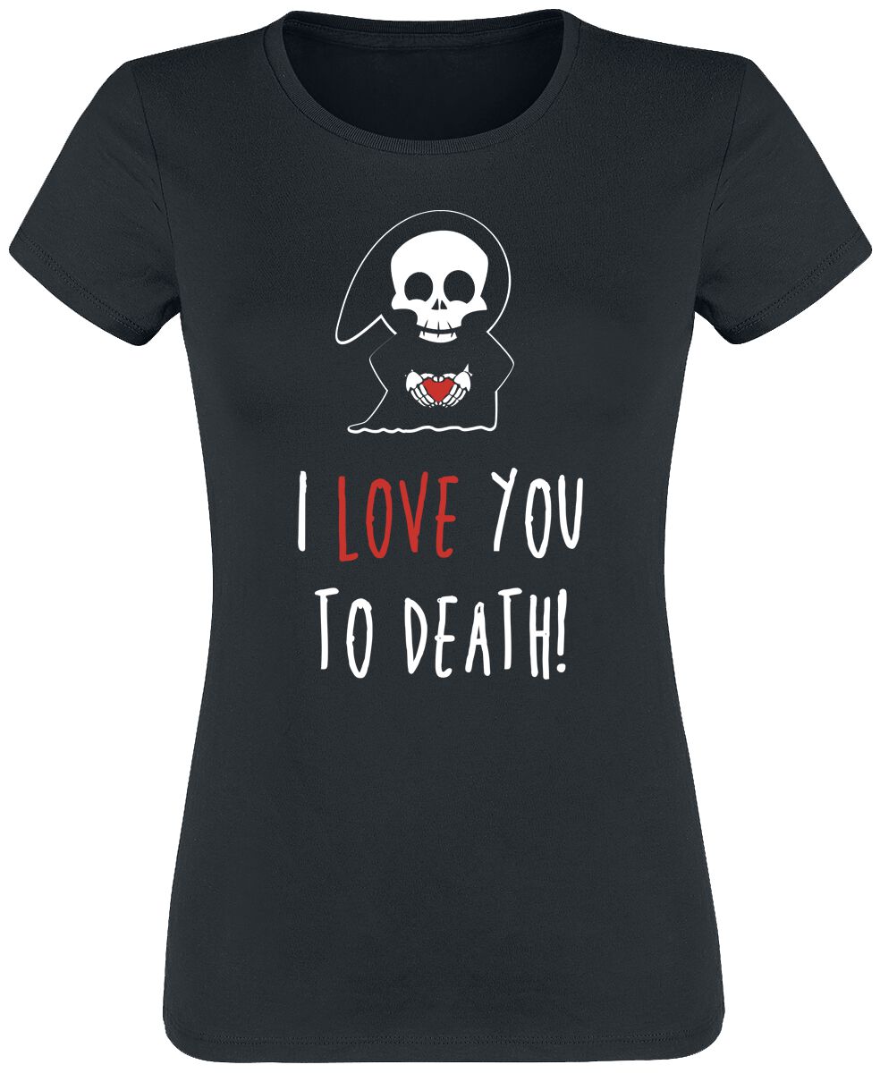 4068143108089 - I Love You To Death T-Shirt schwarz in S