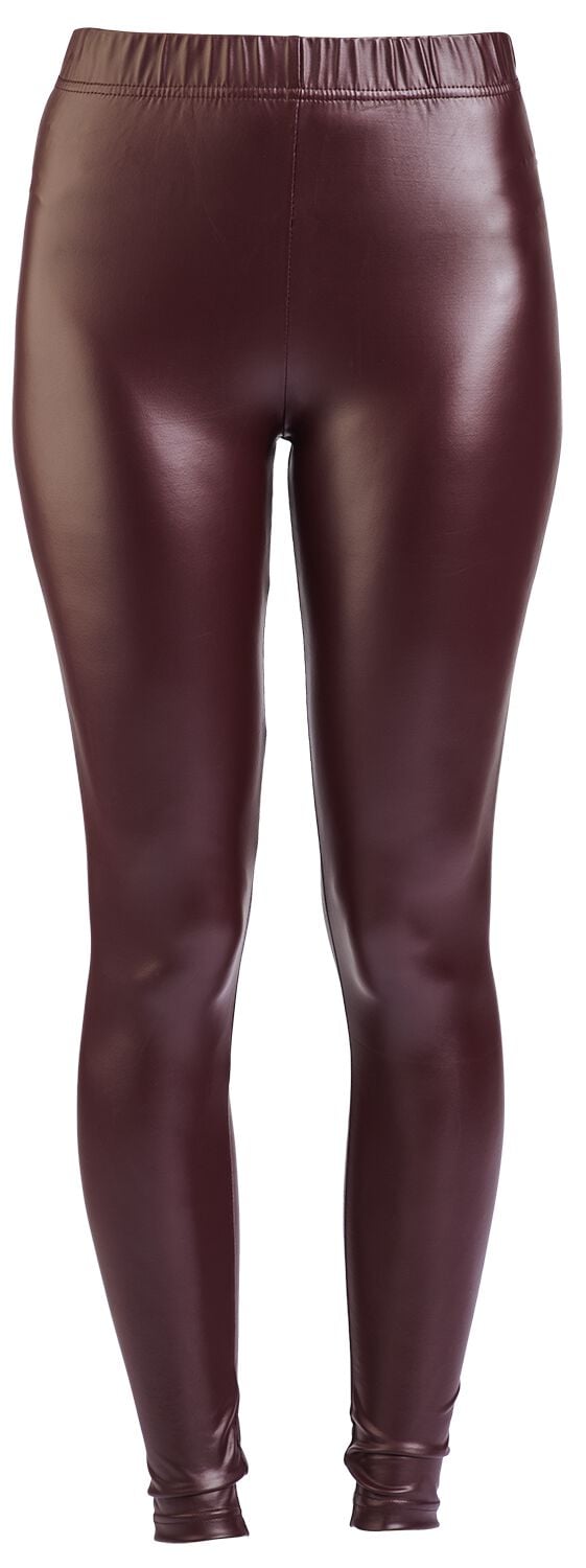 4068143111294 - Faux Leather Style Leggings Leggings burgund in S