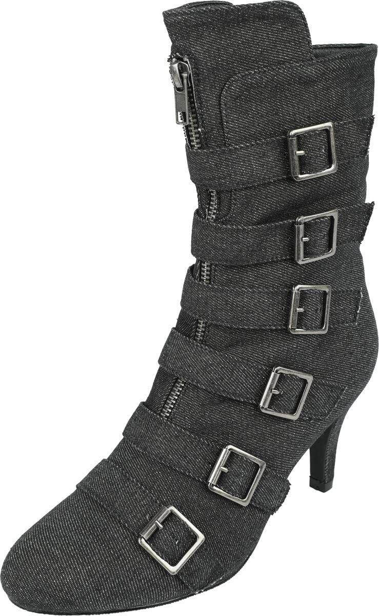 4068143115643 - Jeans Heels Stiefel schwarz in EU37