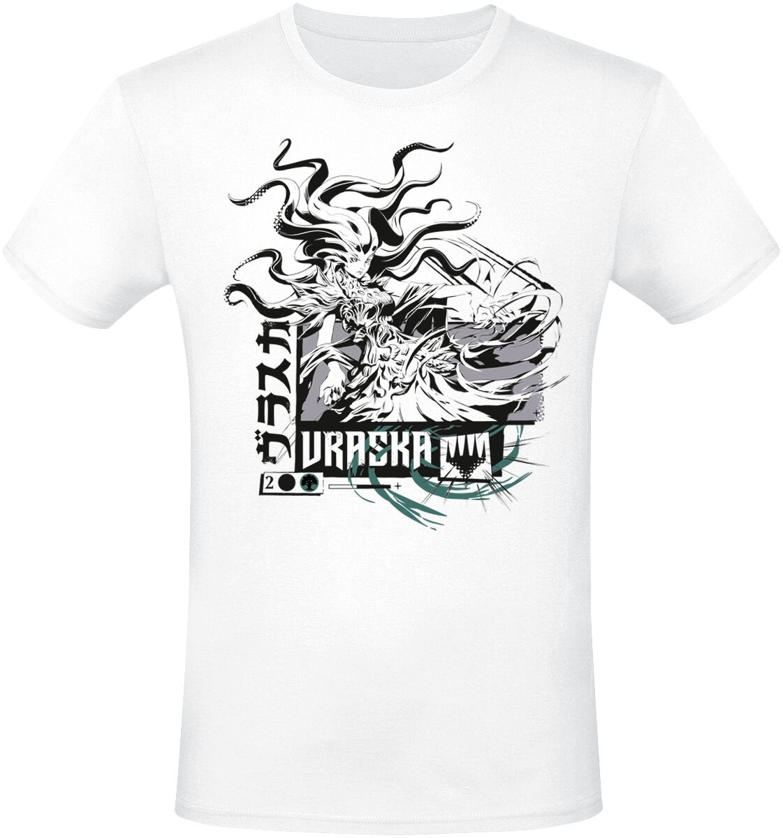 4068143115704 - Vraska T-Shirt weiß in M 4068143115704 - Vraska T-Shirt weiß in M