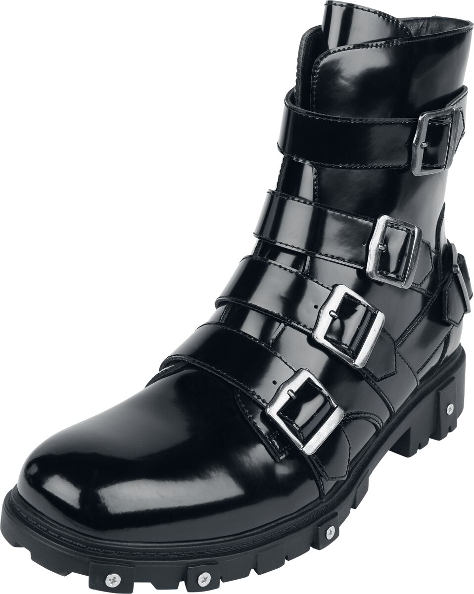 4068143116503 - Patent Leather Boots Bikerboot schwarz in EU40