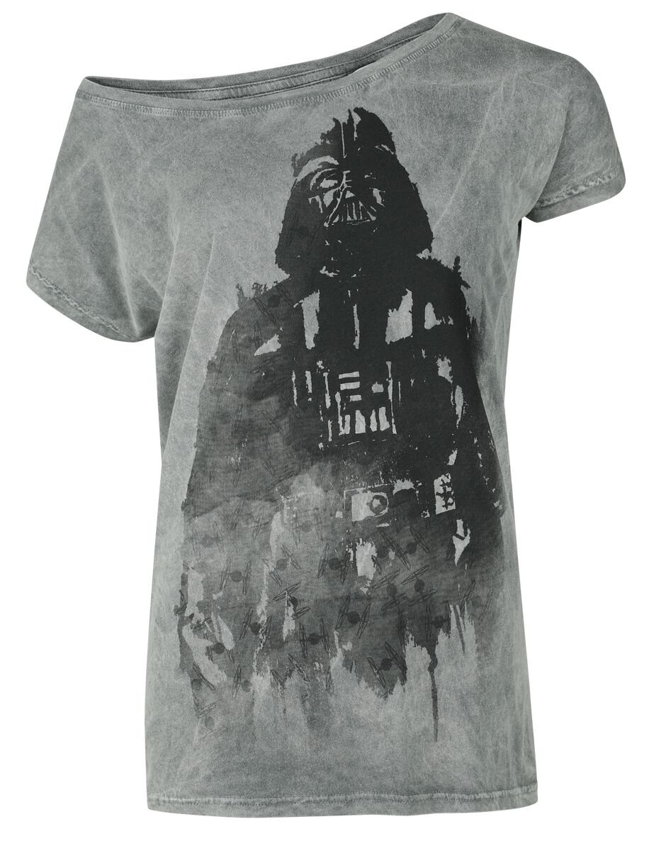 4068143117890 - Darth Vader T-Shirt grau in L