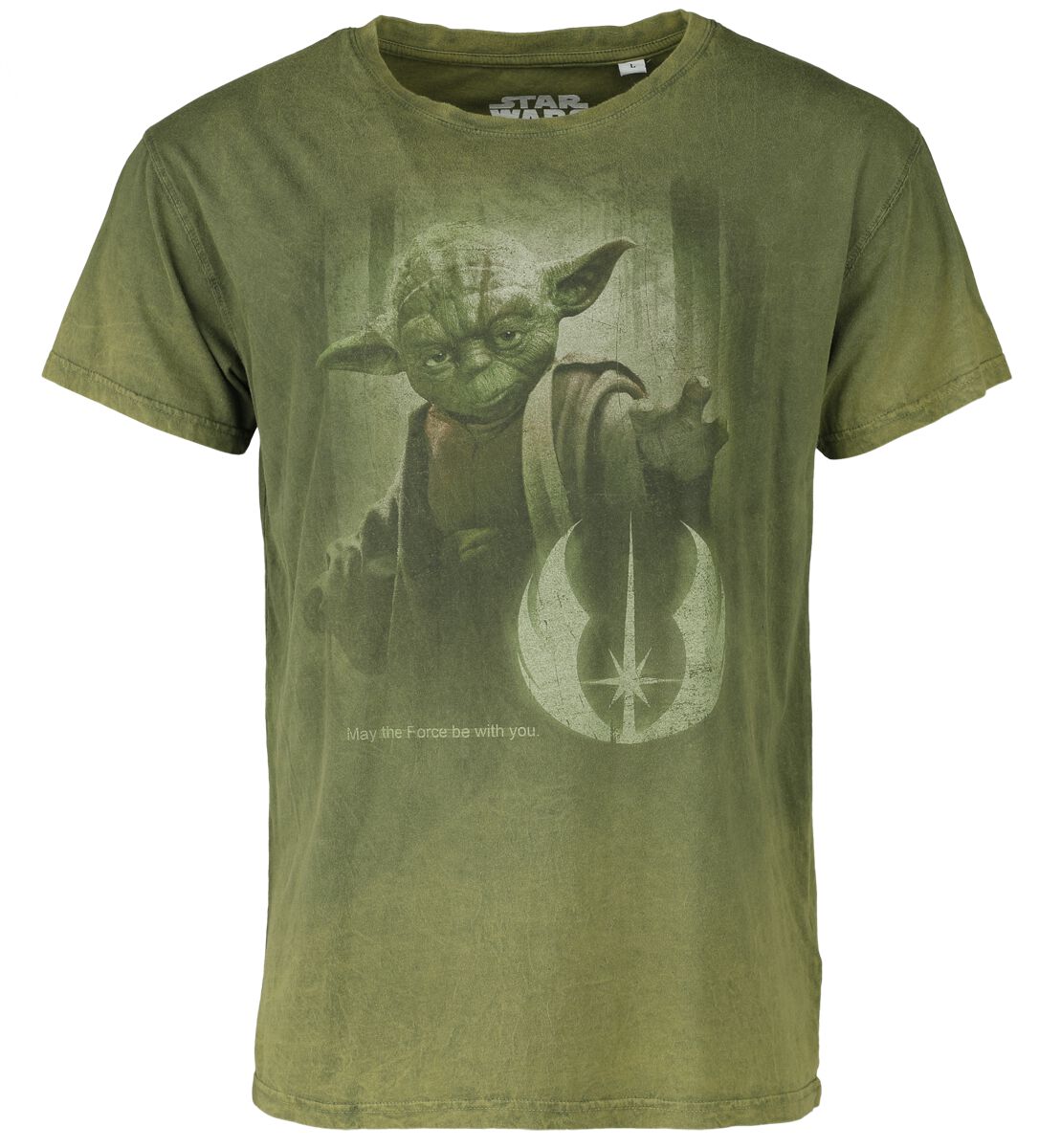 4068143117937 - Yoda - May The Force Be With You T-Shirt grün in S