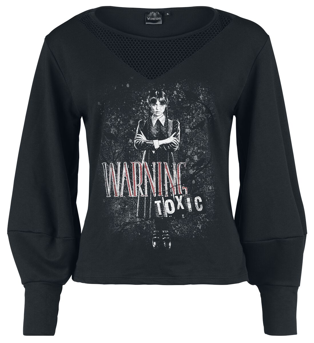 4068143122160 - Warning - Toxic Sweatshirt schwarz in S