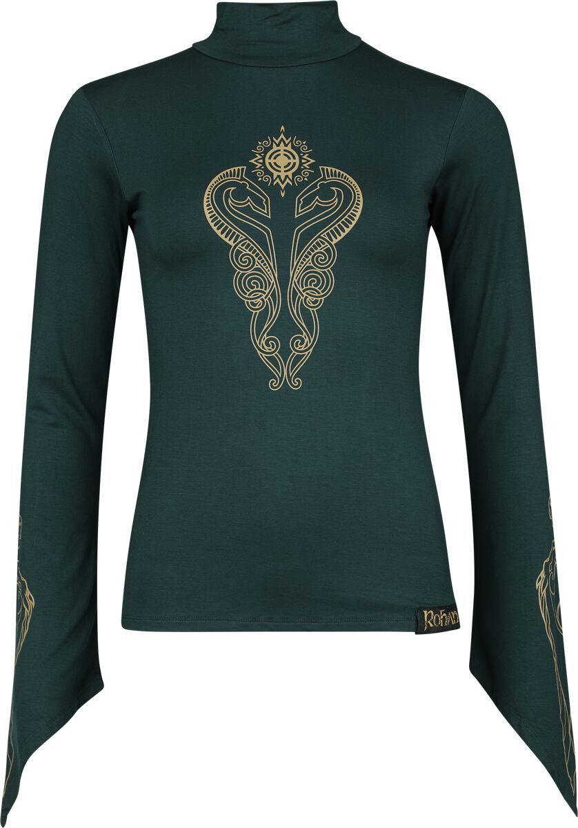 4068143126502 - Rohirrim Langarmshirt grün in M