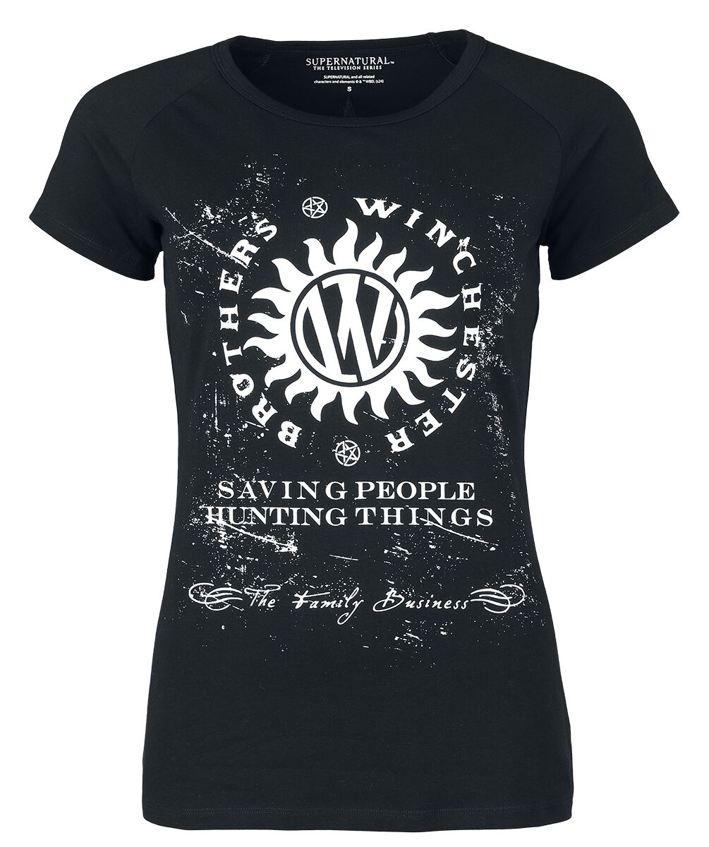 4068143126717 - Saving People Hunting Things T-Shirt schwarz in L 4068143126717 - Saving People Hunting Things T-Shirt schwarz in L