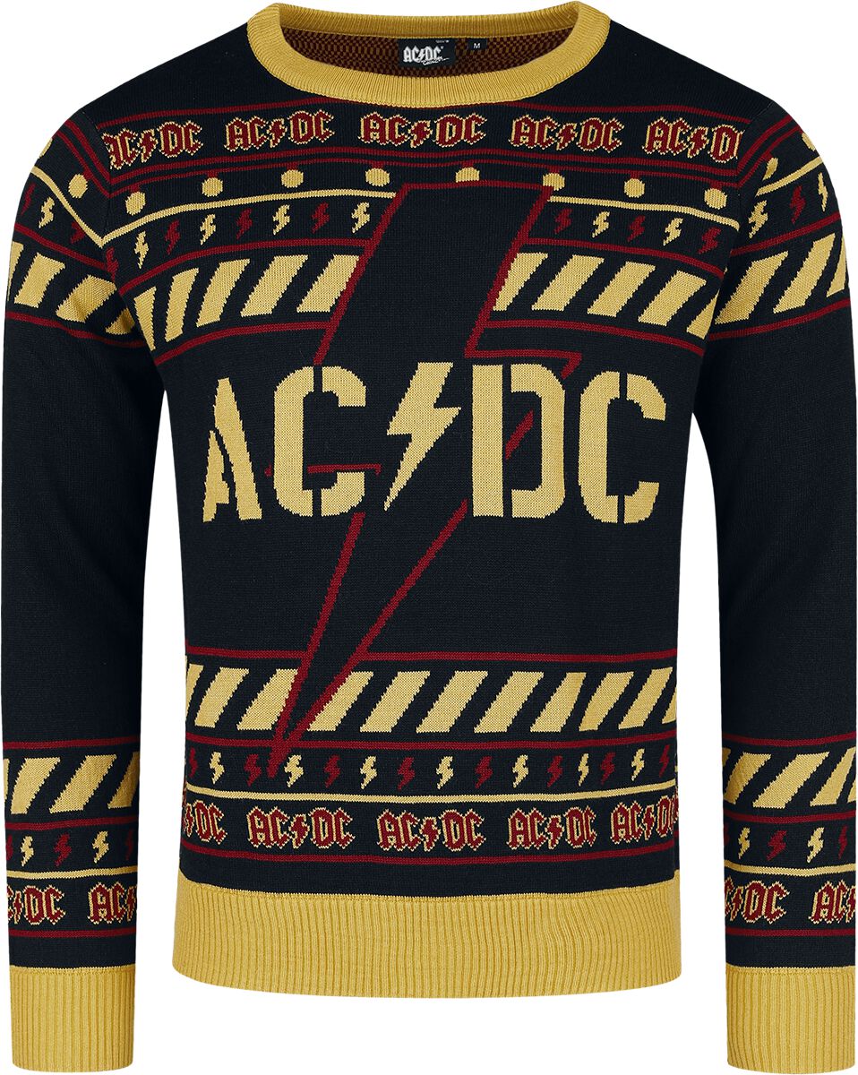 4068143132237 - AC DC Holiday Sweater 2024 Weihnachtspullover multicolor in M