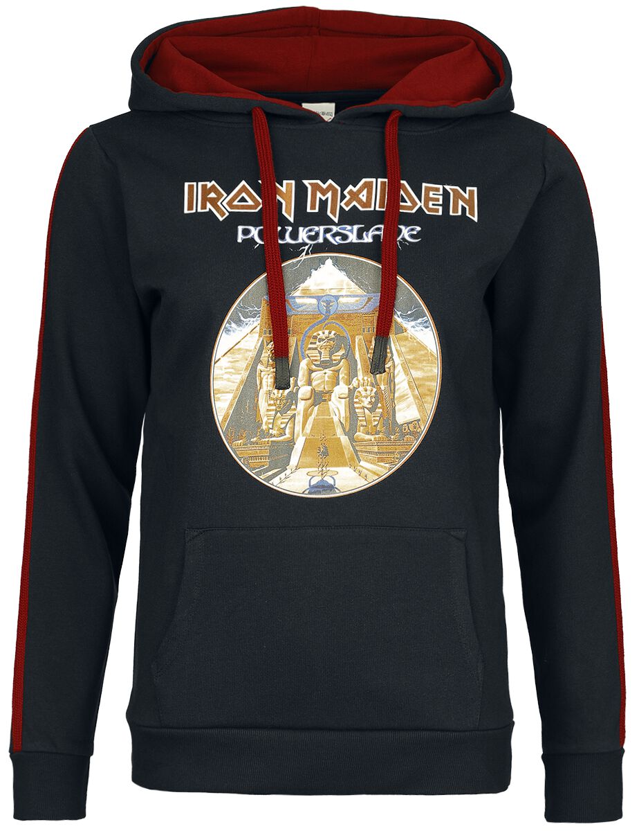 4068143134507 - Powerslave Kapuzenpullover schwarz rot in XXL 4068143134507 - Powerslave Kapuzenpullover schwarz rot in XXL