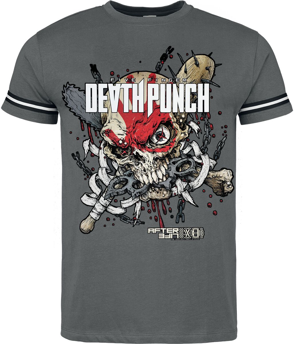 4068143134613 - Death T-Shirt grau in XXL 4068143134613 - Death T-Shirt grau in XXL