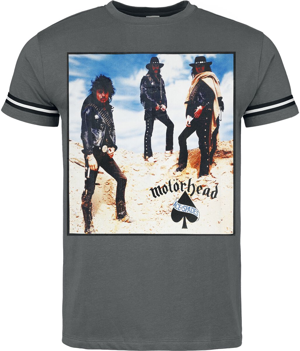 4068143134637 - Ace Of Spades T-Shirt grau in M 4068143134637 - Ace Of Spades T-Shirt grau in M