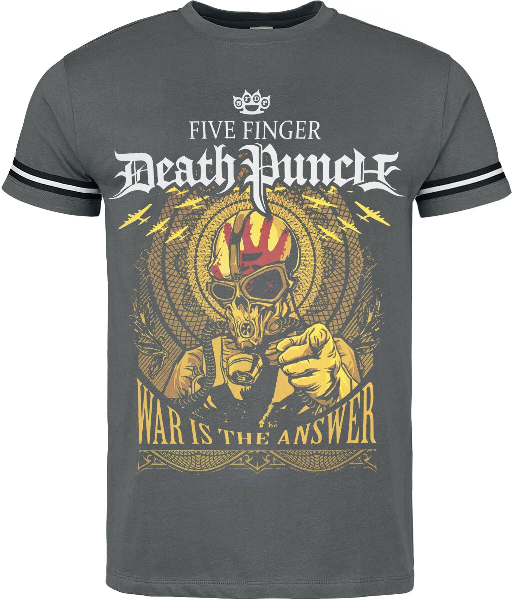 4068143134699 - War Is The Answer T-Shirt grau in L