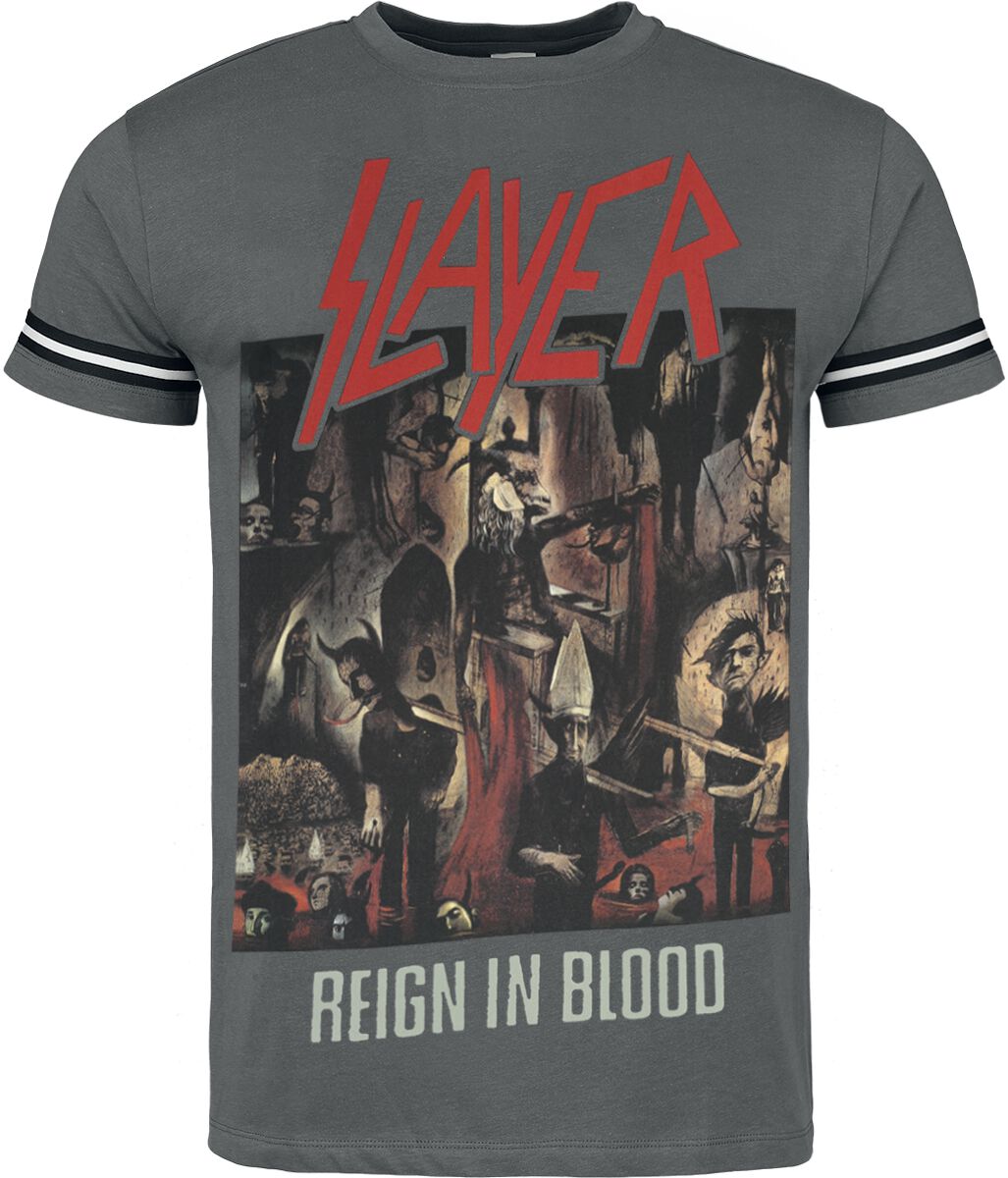 4068143134729 - Reign In Blood T-Shirt grau in S