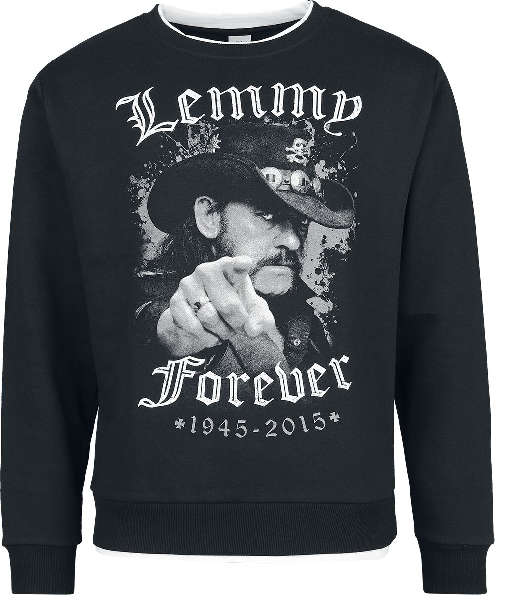 4068143135122 - Lemmy Forever Sweatshirt schwarz in S