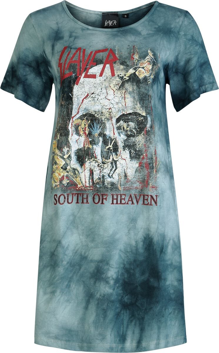 4068143135887 - South Of Heaven Mittellanges Kleid grau in M