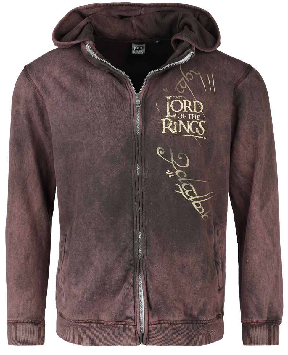 4068143139892 - Mordor Kapuzenjacke burgund in M