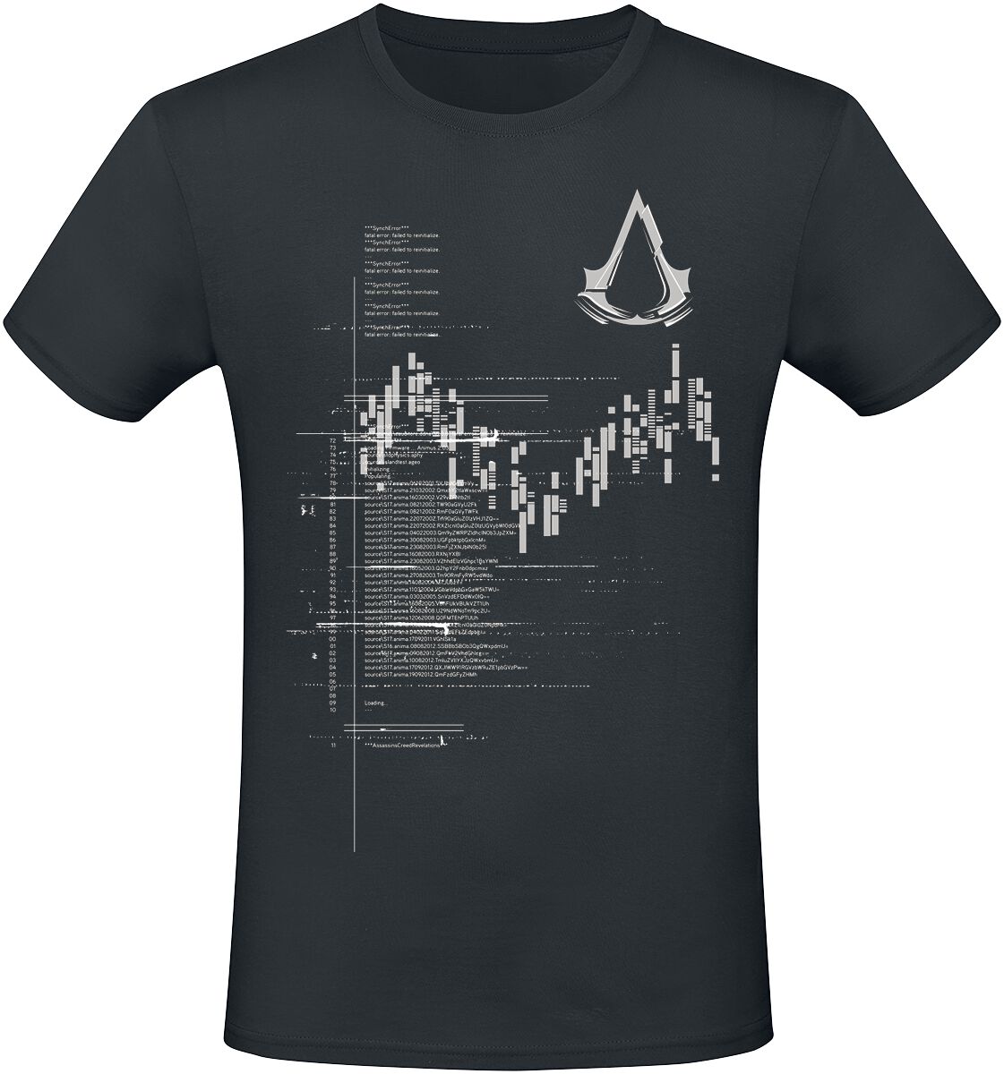 4068143140294 - Assassins Creed Code T-Shirt schwarz in XXL 4068143140294 - Assassins Creed Code T-Shirt schwarz in XXL