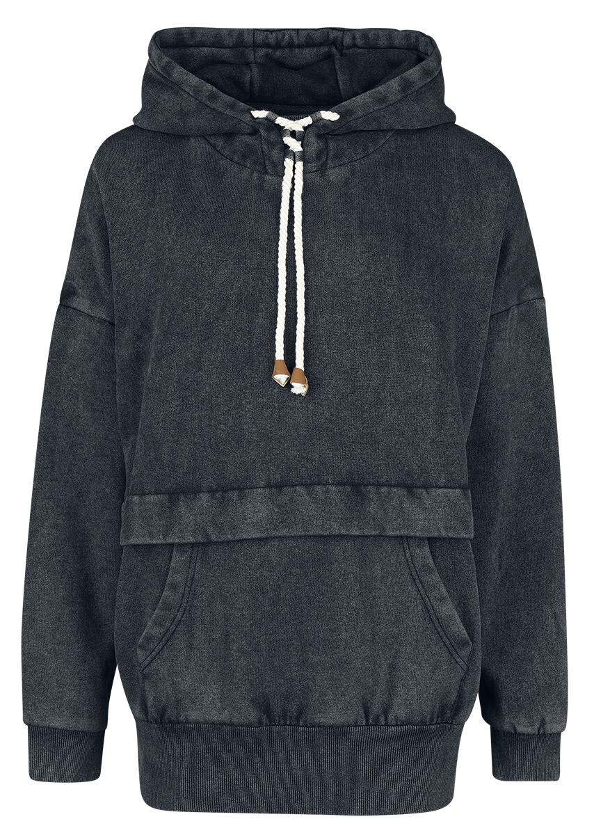 4068143140850 - Hoody Kapuzenpullover dunkelgrau in S