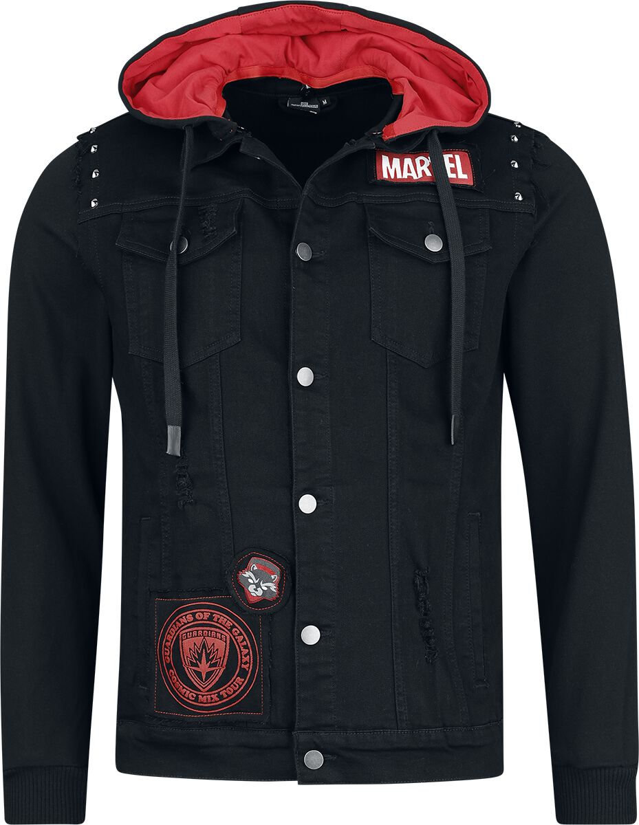 4068143141901 - Cosmic Mix Jeansjacke schwarz in L