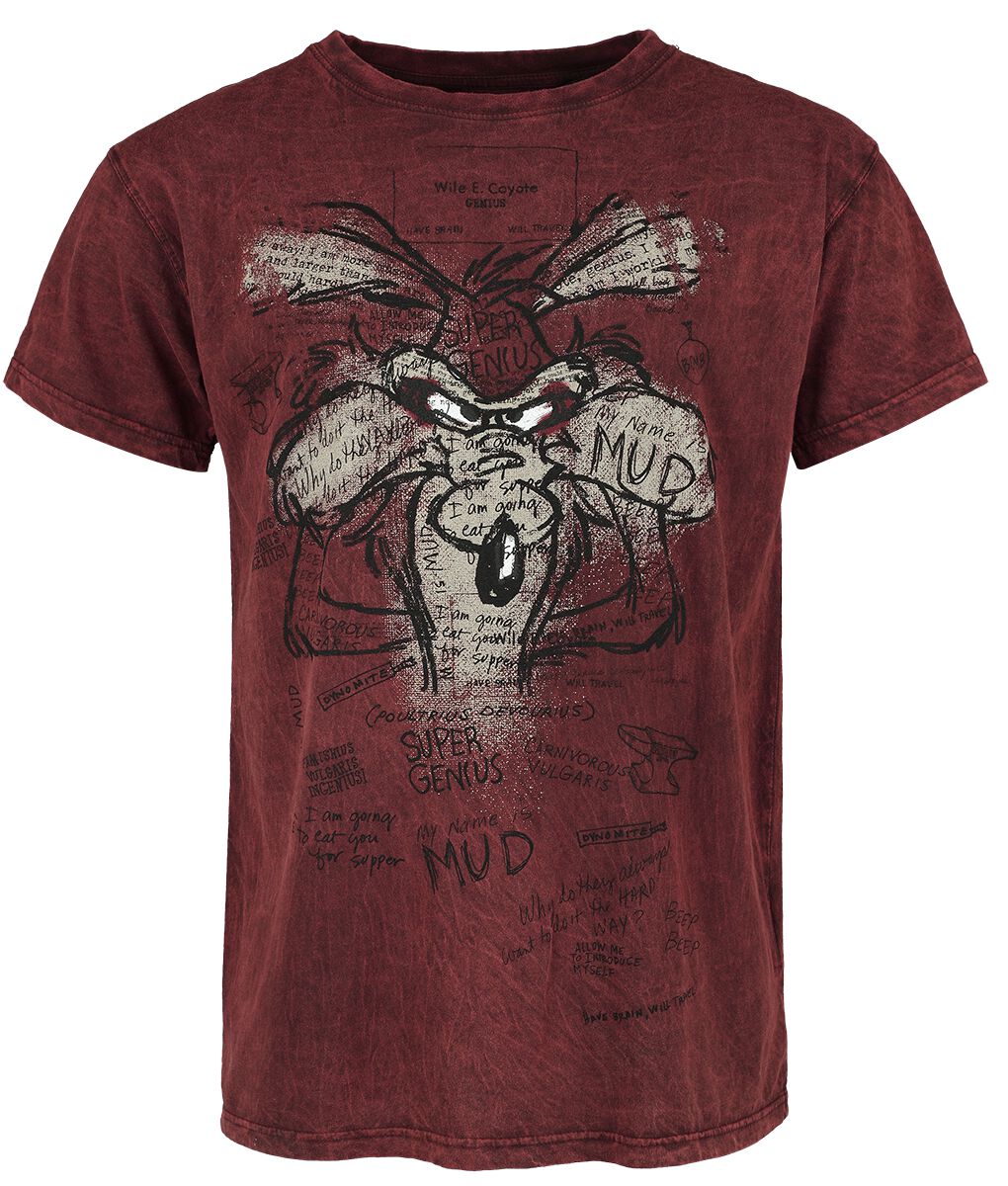 4068143145169 - Coyote - Genius T-Shirt rot in L 4068143145169 - Coyote - Genius T-Shirt rot in L