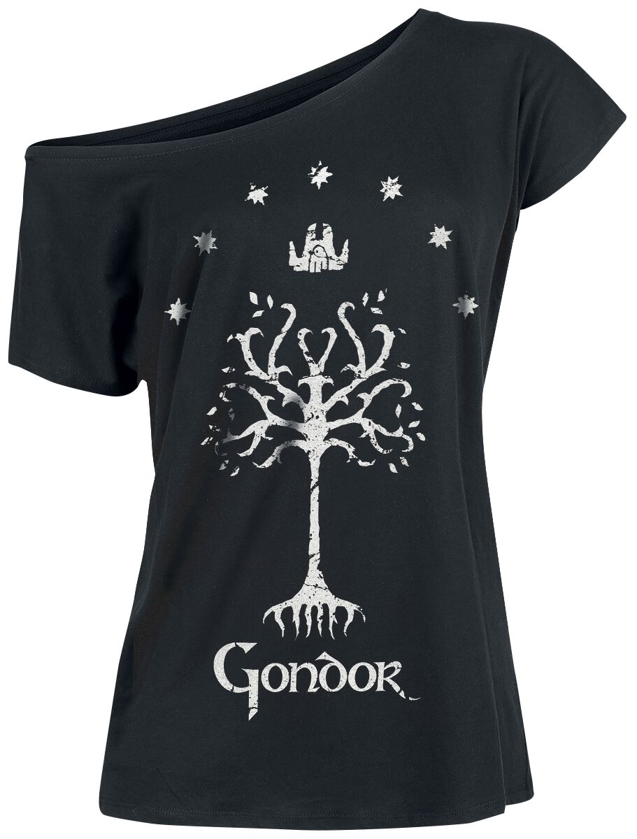 4068143145305 - Tree Of Gondor T-Shirt schwarz in S