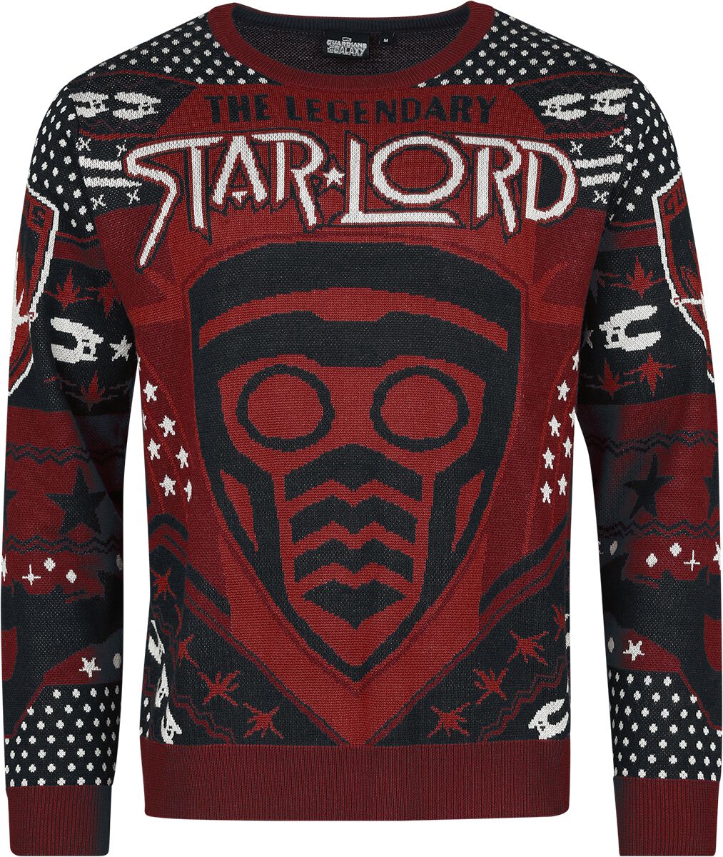 4068143146128 - Star-Lord Weihnachtspullover multicolor in L