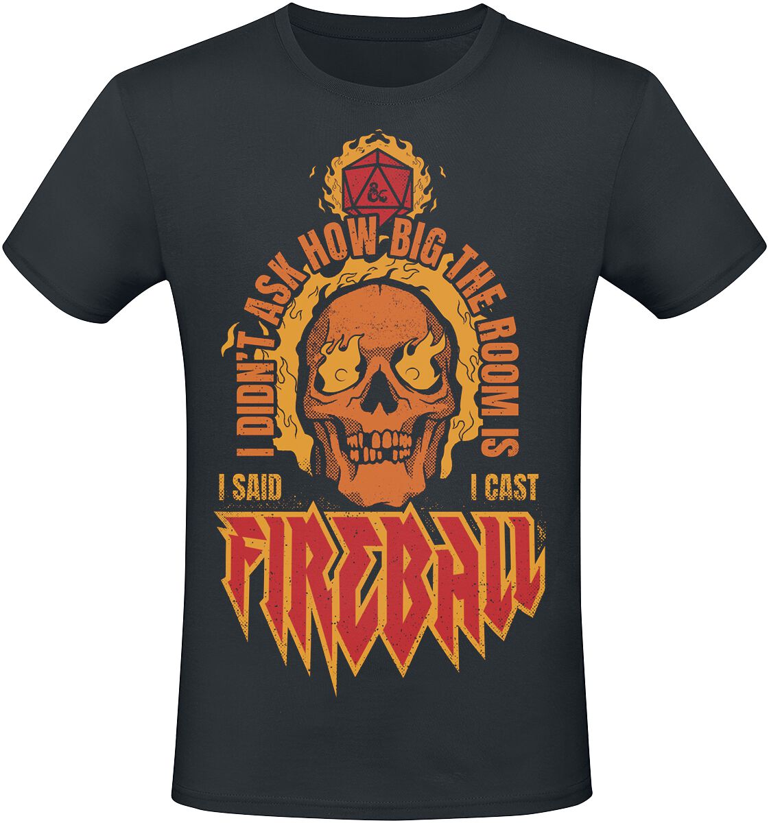 4068143150002 - Fireball T-Shirt schwarz in S 4068143150002 - Fireball T-Shirt schwarz in S