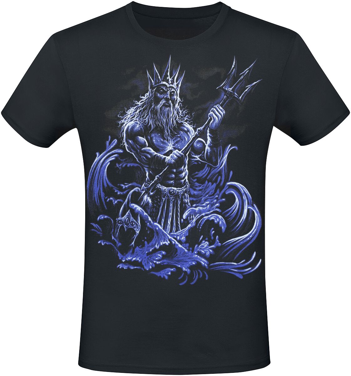 4068143152051 - Blue Poseidon T-Shirt schwarz in S