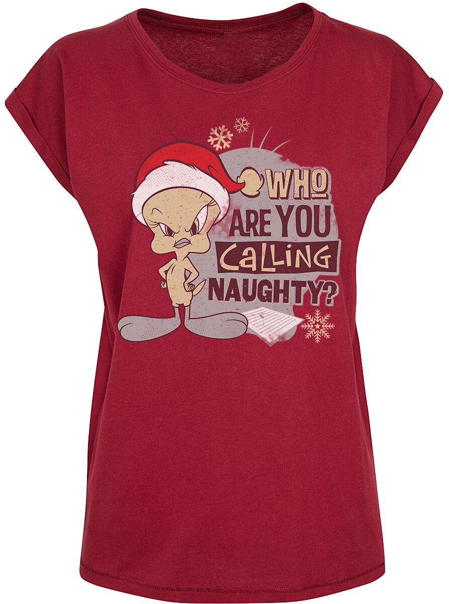 4068143153003 - Who Are You Calling Naughty? T-Shirt rot in S