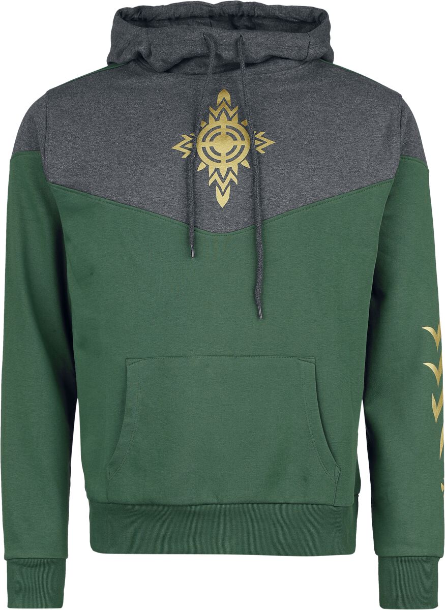 4068143156257 - Rohan Kapuzenpullover grün grau in S