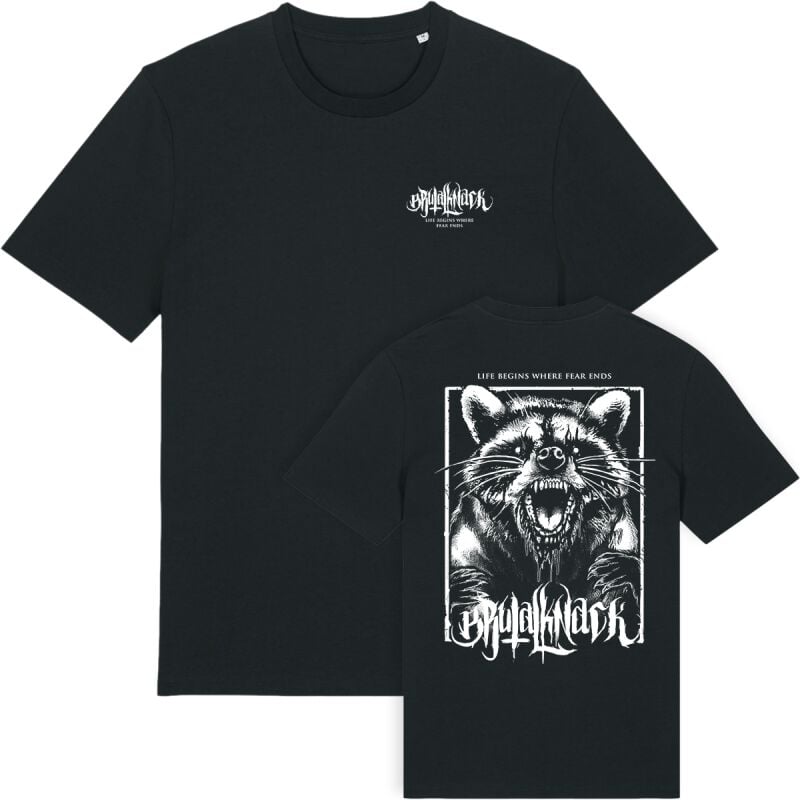 4068143157094 - Racoon Shirt T-Shirt schwarz in S 4068143157094 - Racoon Shirt T-Shirt schwarz in S