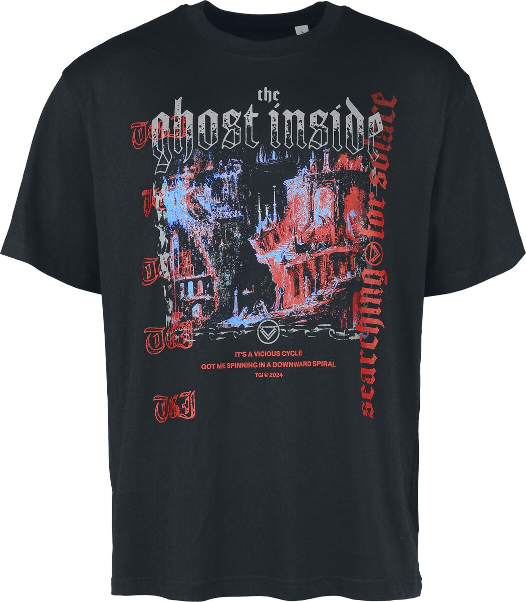 4068143158244 - Vicious Circle - Oversized T-Shirt schwarz in XXL