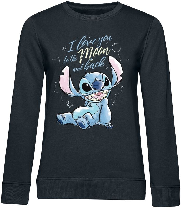 4068143160797 - I love you to the moon and back Sweatshirt schwarz in S