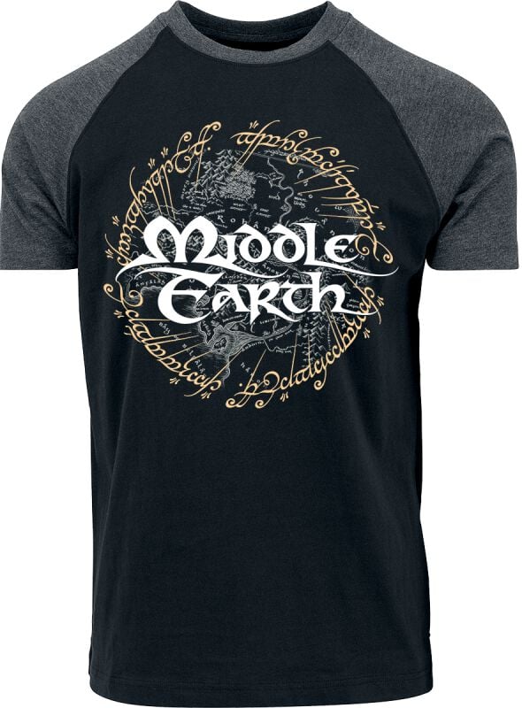 4068143161398 - Middle Earth T-Shirt anthrazit schwarz in XXL