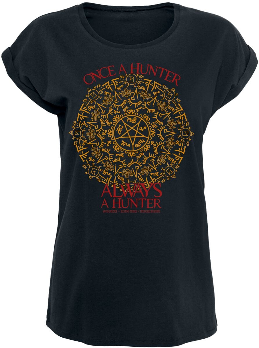 4068143161657 - Once A Hunter Always A Hunter T-Shirt schwarz in S