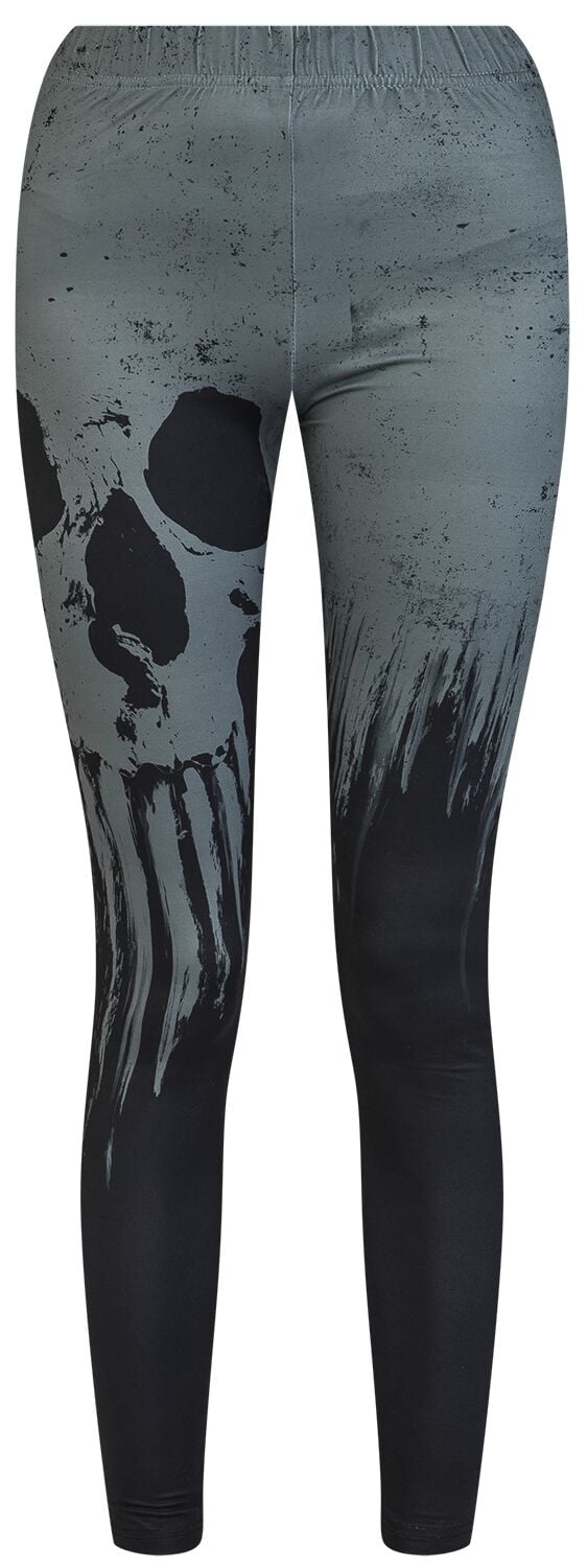 4068143165761 - Leggings With Skull Print Leggings schwarz in S