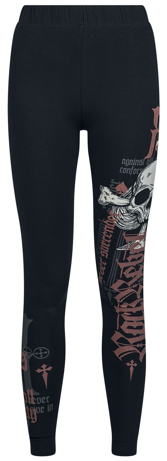 4068143165853 - Leggings with Skull Print Leggings schwarz in XXL