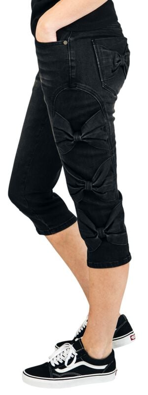 4068143166201 - Capri Shorts With Bow Detail Short schwarz in 29 4068143166201 - Capri Shorts With Bow Detail Short schwarz in 29