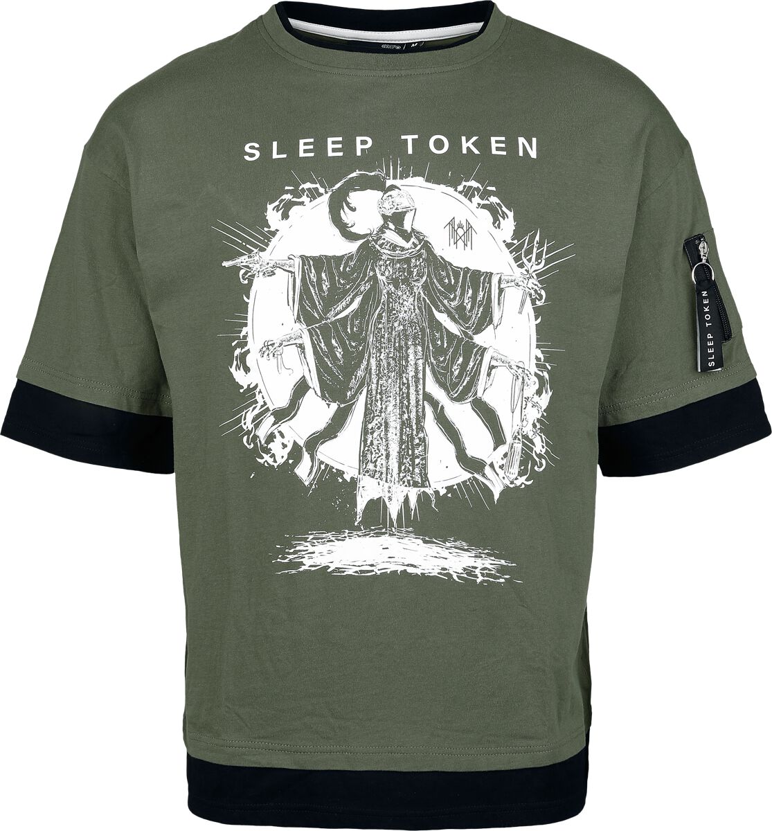 4068143168557 - EMP Signature Collection T-Shirt schwarz dunkelgrün in M 4068143168557 - EMP Signature Collection T-Shirt schwarz dunkelgrün in M