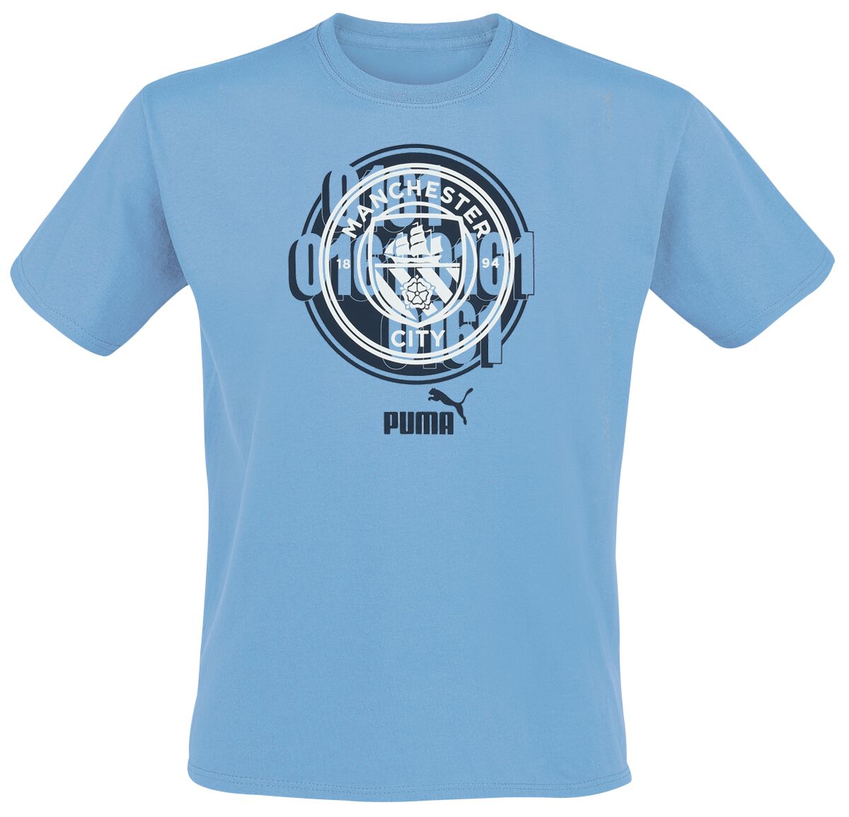 4068143168915 - MCFC Football Culture Tee T-Shirt blau in M