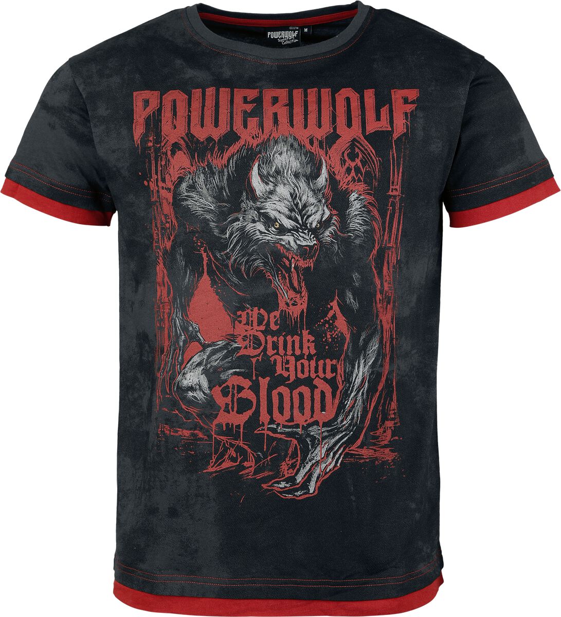 4068143171458 - EMP Signature Collection T-Shirt dunkelgrau rot in M