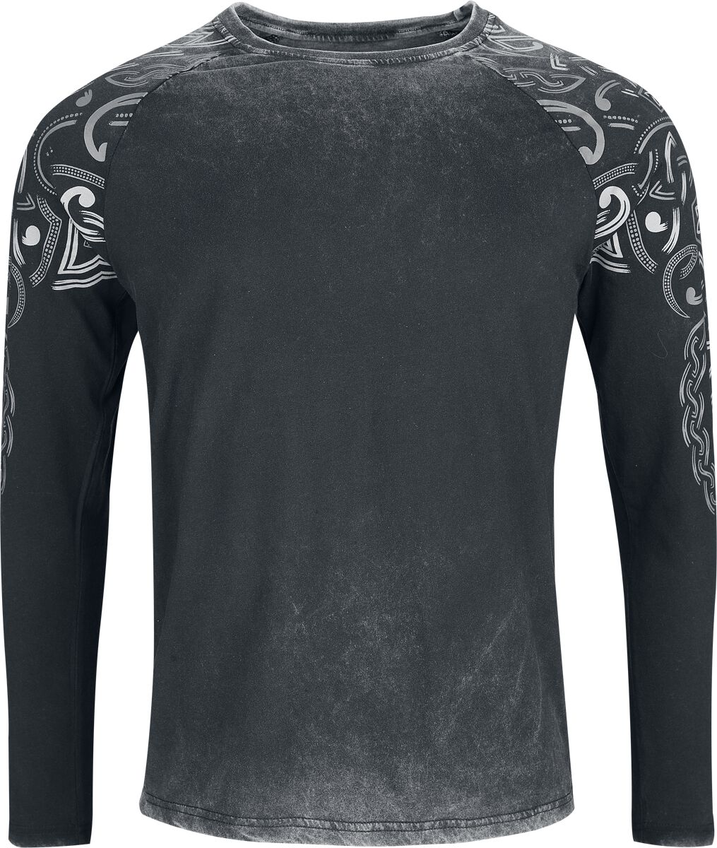 4068143175043 -  Langarmshirt schwarz in L