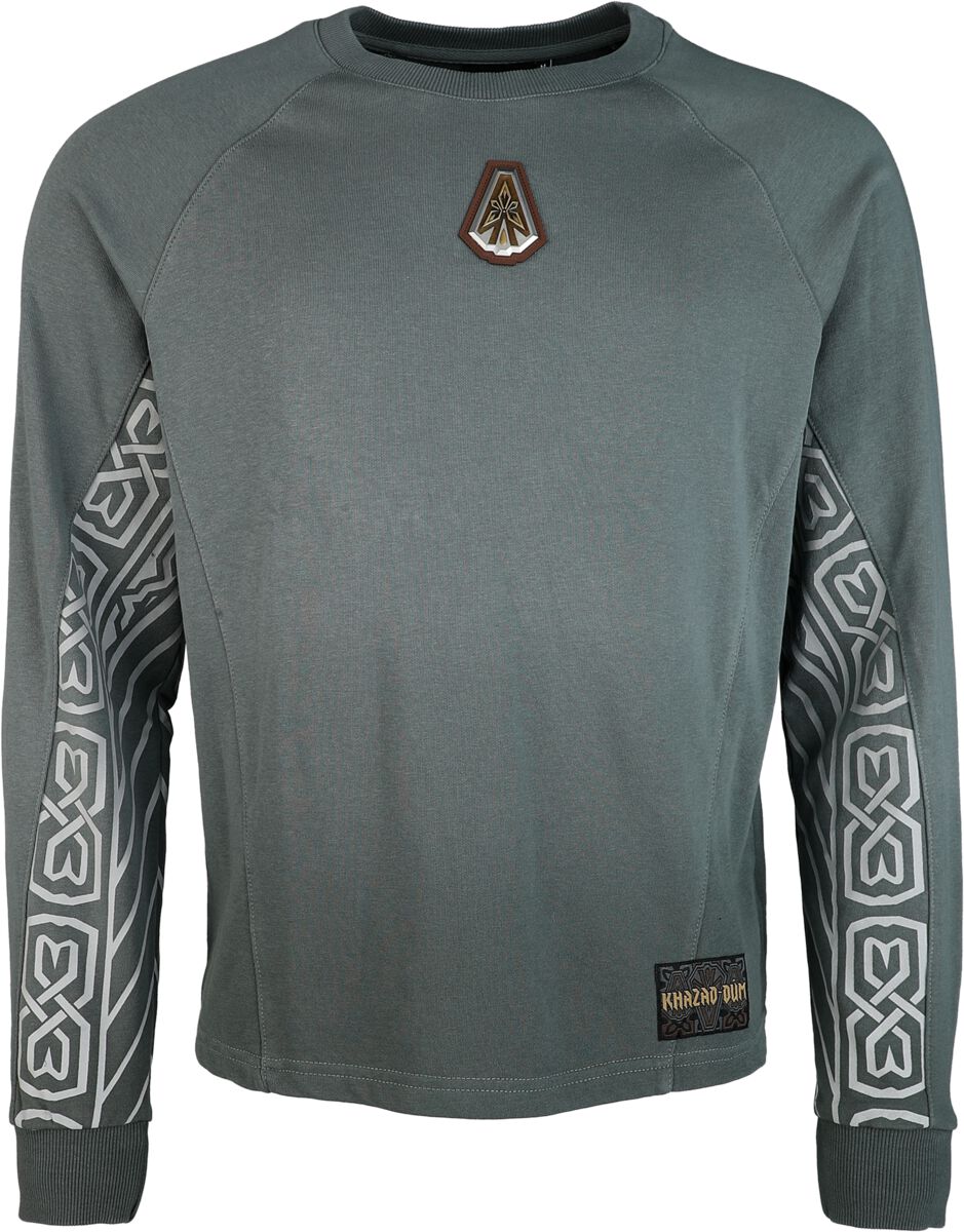 4068143175784 - Khazad-Dûm Sweatshirt blaugrau in M