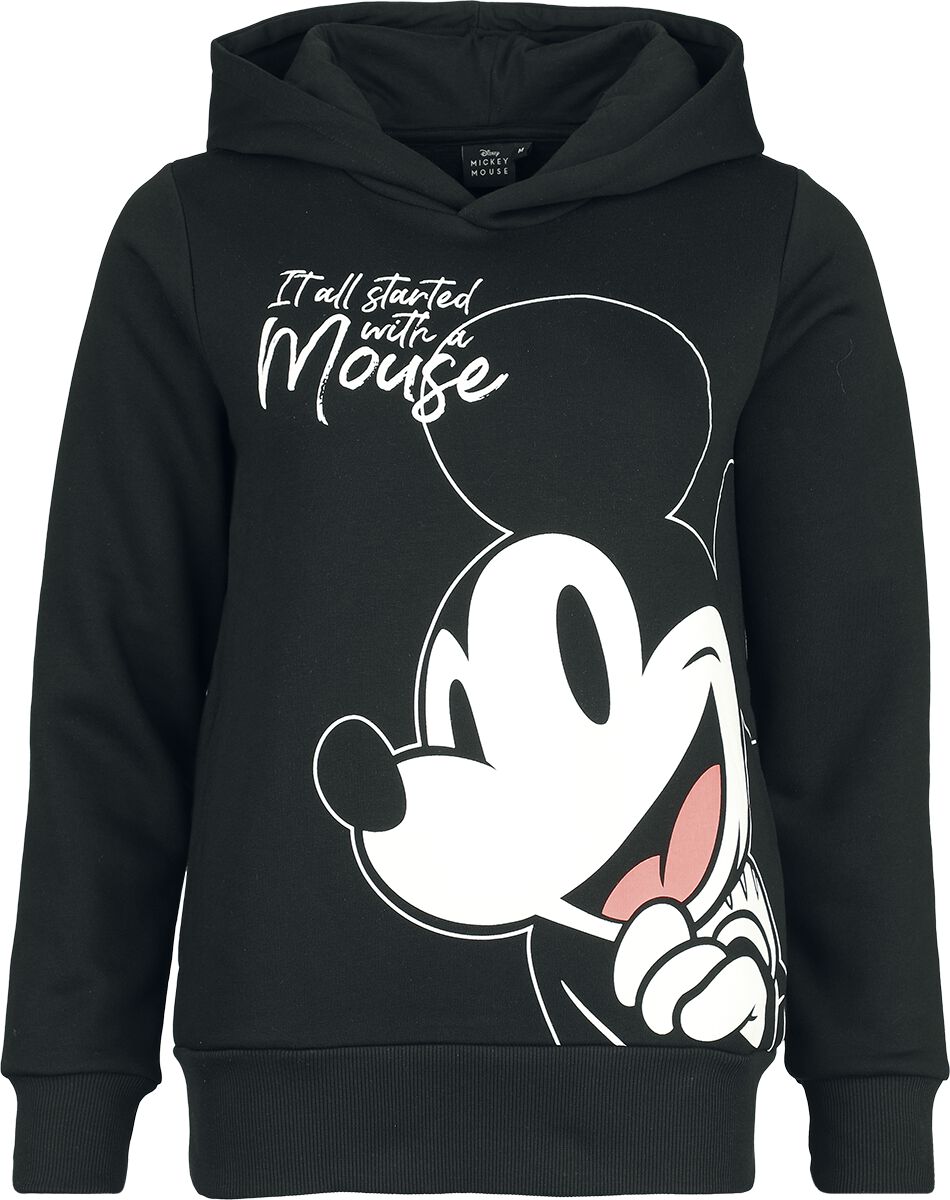 4068143178754 - Mickey Mouse - It all started with a mouse Kapuzenpullover schwarz in S