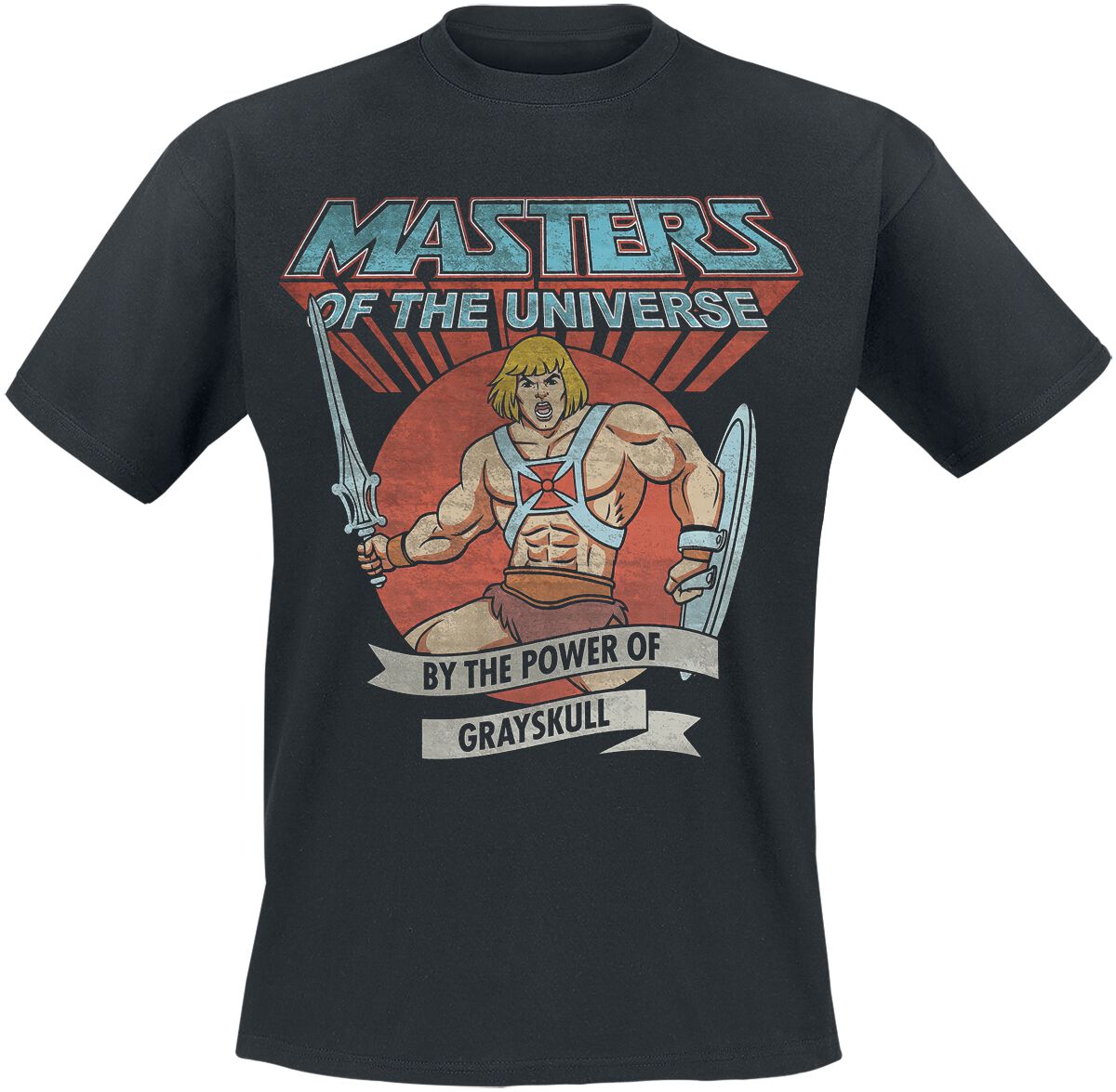 4068143179386 - He-Man - By the Power of Castle Greyskull T-Shirt multicolor in L