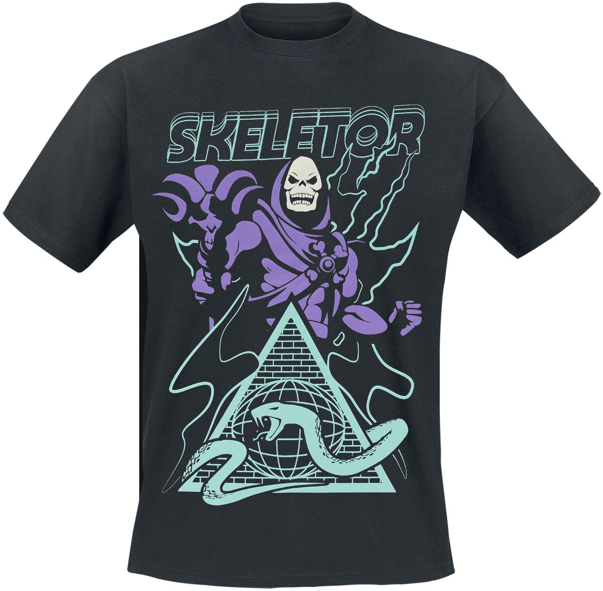 4068143179492 - Skeletor - Pyramide T-Shirt schwarz in M