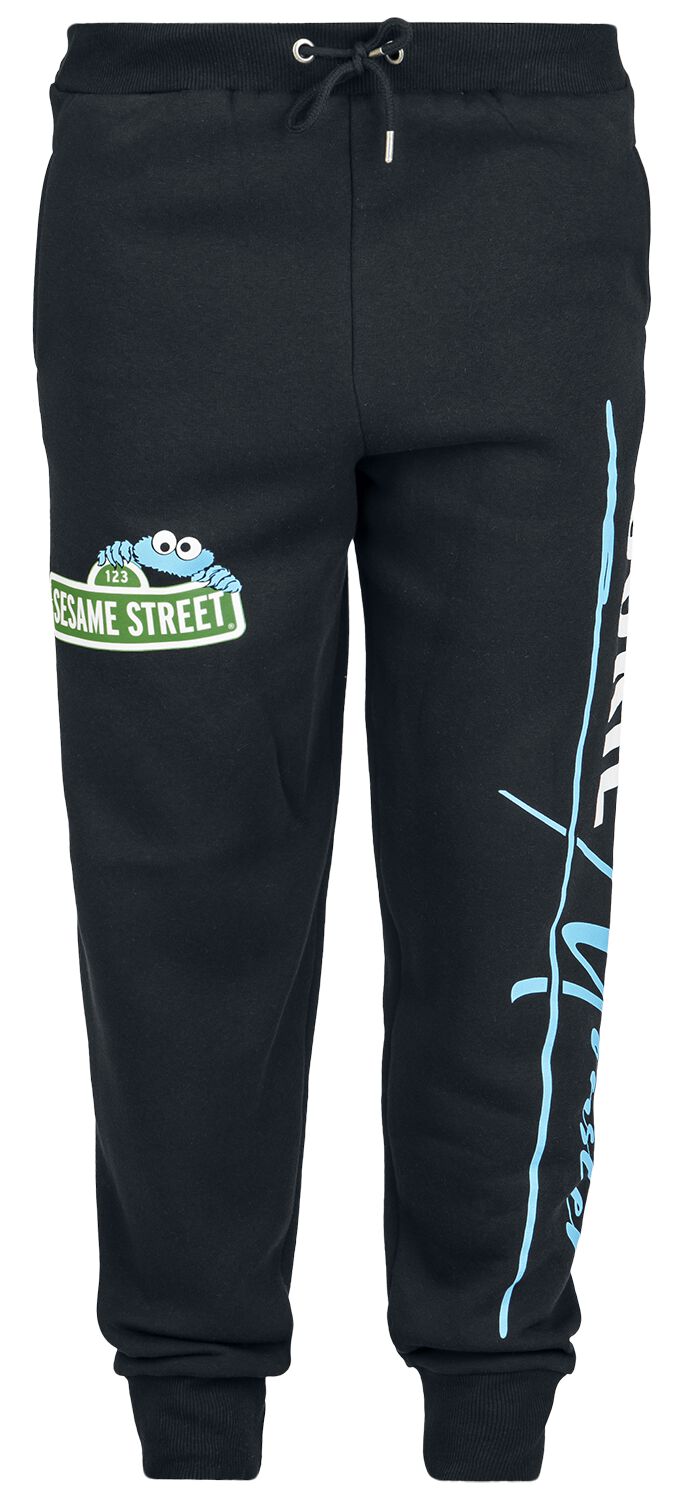 4068143179874 - Cookie Monster Trainingshose schwarz in S