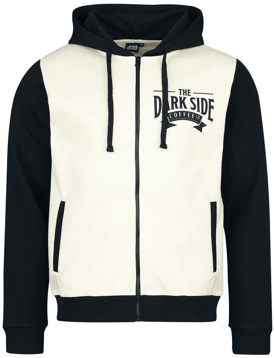 4068143180276 - The Dark Side Coffee Kapuzenjacke creme schwarz in S